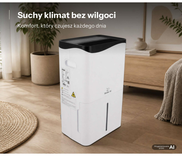 Mission Air Osuszacz powietrza PRODRY 50L/24h WiFi - 1590321 - zdjęcie 11